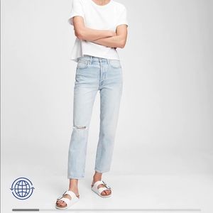 NWOT GAP cheeky straight high rise 10 petite jeans